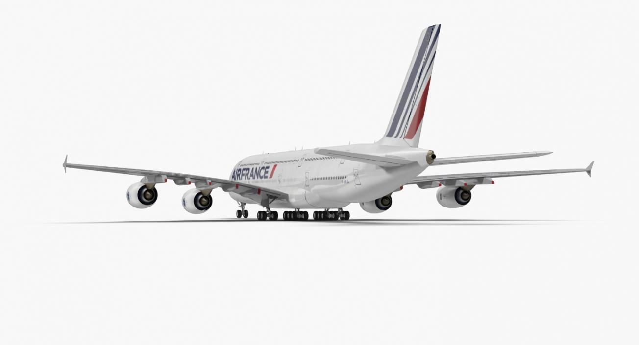 Airbus A380-1000 Air France 3D